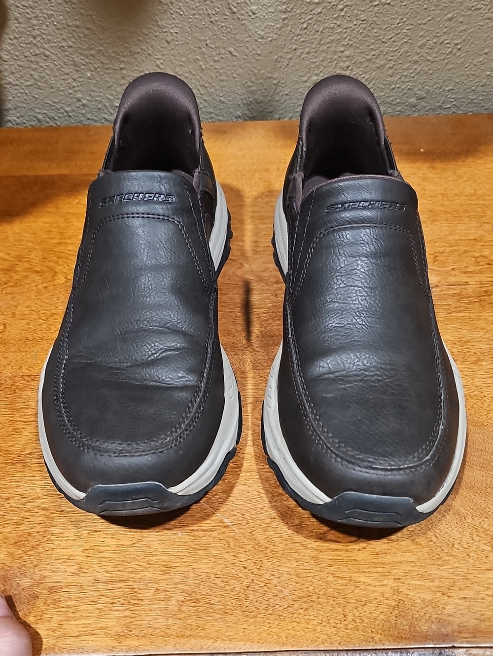 Skechers Men's Brown Slip-On Casual Loafers